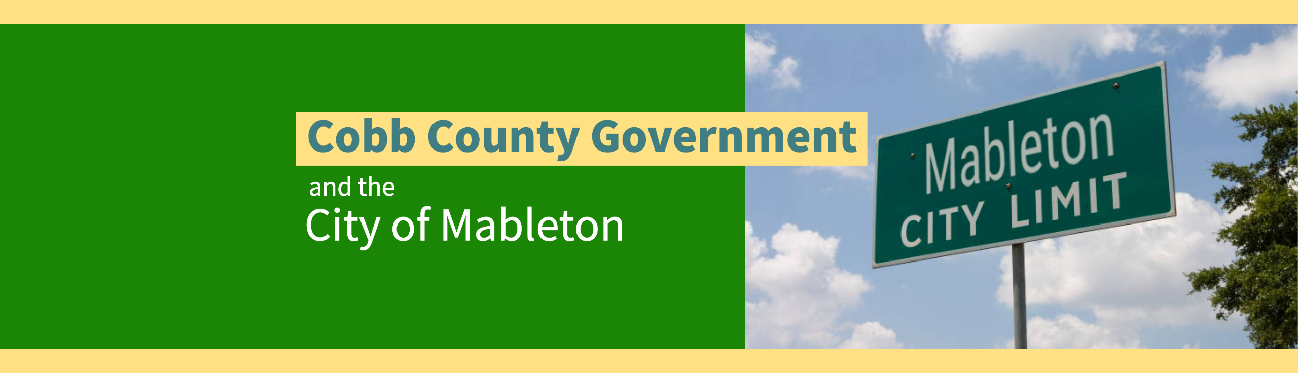 Mableton Cityhood Information Cobb County